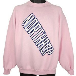 Northrop Aerospace Sweatshirt Vintage 80s Aircraft Military Made In USA Mens